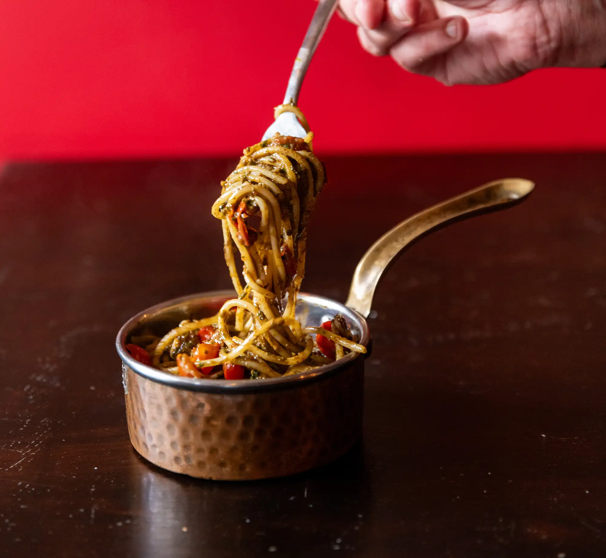 Pâtes à l'huile d'olive